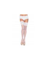 Kojinės Leg Avenue Stay Up Sheer Thigh High, baltos