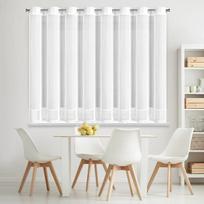 Eurofirany dieninė užuolaida FK024-01, 330x150 cm, balta