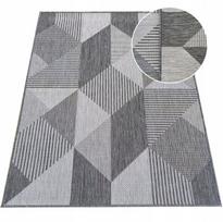 Zara Dvipusis kilimas 160x230 cm, pilkas, dvipusis, terasai, balkonai