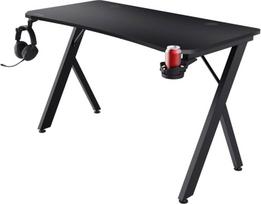 Trust kompiuterio stalas GXT 700 Omnius, 1200x600x740 mm, metalinis rėmas, juodas, 2 metų garantija, butelių laikiklis