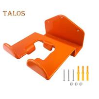 Grass Trimmer Rack Wall Mount Weedeater Hanger Heavy Duty Steel Weed Wacker Hooks Garage Organizer for Hedge Trimmer Garden Power Tool 1pc oranžinė