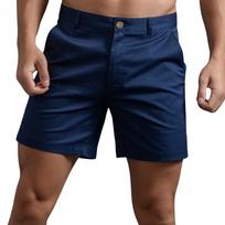 Men Summer Cargo Shorts Mid-rise Button Zipper Fly Pockets Shorts Single Color Straight Leg Casual Wear Short Bottoms Streetwear B Practical Use XL