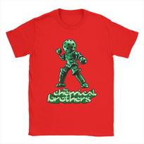 The Chemical Brothers Grupės Marškinėliai Unisex 100% Medvilnė Juokingi Marškinėliai Apvalia Kaklo Marškinėliai Trumpomis Rankovėmis Viršutiniai Drabužiai Vasara S