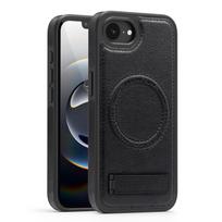 Suitable for IP16E crystal shield magnetic bracket case 6.1 leather invisible bracket sticker leather mobile phone case protective case 17E IP16E/17E juoda