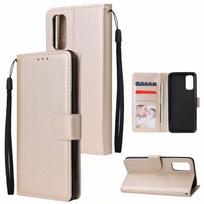 Redmi note8T mobile phone leather case, Google color lychee pattern card photo frame wallet holder protective case foreign trade google pixel 4xl juoda