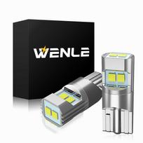 WENLE T10 LED Bulb Explosive Light 6000K White 2 Bulbs balta