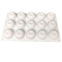 8/15 Cavity Apple Silicone Mold Food Grade Silicone Flexible Pudding Mold Handmade BPA Free DIY Cake Decorating Tools Chocolate