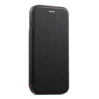 360° Pilnos apsaugos atverčiamas piniginės tipo dėklas su kortelių laikikliu, odinis telefono dėklas, skirtas iphone 17 Pro Max 15 14 13 16 Pro Max 16E, su oro apsaugos buferiu iPhone17 juoda