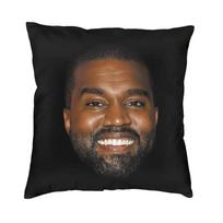 Funny Kanye West Meme 50X50 Cm Cushion Lining Soft And Cute Federa For Car Sofa In Polyester With Zipper Peach skin 18*18(CM)-1Pcs