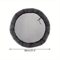 1 vnt. Reguliuojamas tinklinis dangtelis lietaus statinei, lapų kritimo filtras, sodininkystės reikmenys Diameter 31.50" juoda