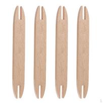 4x Bukmedžio Audimo Mezgimo Šaudyklė Lazdelė DIY 155x23x4mm