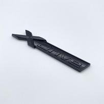 ABS 3D automobilio sparno šoninis ženklelis, galinės bagažinės ženklelis, SDrive, XDrive, EDrive, chromuotas, juodas logotipas 3, 4, 5, 6, 7, 8 serijoms, X3, X4, X5, X6, X7