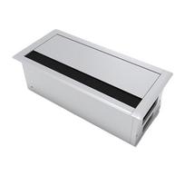 Aluminum Alloy Cable Managements Box With Silents Operations Designs and Builts In Socket for Organized Desk Wiring