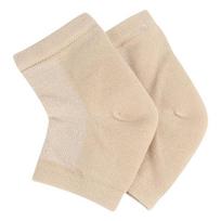 (Apricot) Heel Anti Crack Sleeve With Gel Moisturizer For Overnight Treatment - Gray Half Socks mėlyna