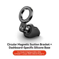 AMM1 YZ For Tesla Highland Model 3/Y/YL Juniper Strong Magnetic Phone Holder for iPhone 17 16 Pro Max Samsung phones Air Outlet Base