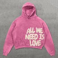 Hoodie  Džemperis Vyriškas Moteriškas Hip Hop raidės Grafinis spaudinys Per dydį Hoodie Naujas Harajuku Gotikinis Puloveris Hoodie Drabužiai L