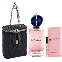 Armani Kvepalų rinkinys Self-Unbounded + Self-Unbounded Self-Unbounded Moteriškas kvapas 90ML + Savęs nevaržomas kvapo patirties pakuotė + Mini petukas ruda