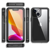 iPhone 13 Mini atsparus vandeniui nardymo dėklas - Profesionali apsauginė dangtelis nuo kritimo 13 juoda