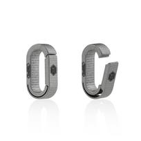 [KeyUnity] Key Ring Titanium Small Oval 15mm 2 Pieces KA29 S