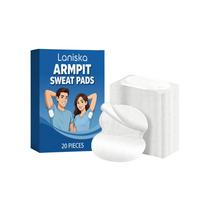 LANISKA Underarm Sweat Pads, Invisible Breathable Sweat Absorbing Pads for Summer, Men & Women, Anti-Perspirant Patches, 20 Pack