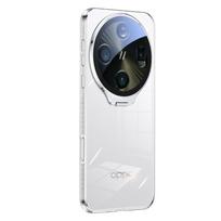 For OPPO Find X9 Ultra Case Fashion Ice Crystal Transparent PC Hard Phone Cover Equipped With Camera Protection Bracket Shell OPPO Find X9 Ultra gryna