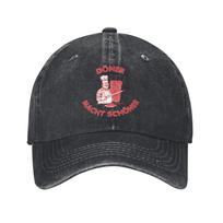 Retro Doner Kebab Baseball Cap Unisex Distressed Denim Headwear Fast Food German Outdoor All Seasons Travel Adjustable Caps Hat Adjustable