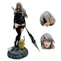 50cm NieR: Automata Yorha B tipo 2B YoRHa A tipo Nr. 2 A2 Anime mergaitė PVC veiksmo figūrėlė žaislas Statulėlė Kolekcijos modelis Lėlė Dovana