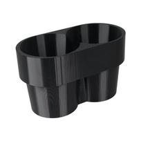 1pc Double-Cup Holder for Fiat 500/Abate Cup Holder Extended Edition for Models 2009-2017 Up To The Third Generation Car Parts