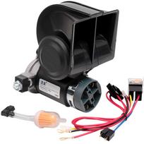 FARBIN Snail Air Horn With Compressor Relay Harness 12V 150db Super Loud Dual Tone Car Horn For Truck Motorcycle Car Accessory 12V