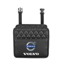 AABBR1 1Pcs Leather Car Storage Bag Auto Seat Back Organizer For Volvo XC90 V90 V60 XC60 V40 S80 S60 S90 C40 XC40 V70 XC70 C30 C70 EX90