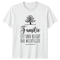 Familie Ist Und Bleibt Das TShirt GerUnisex Family Birthday Gift For Him And Her S