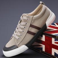Summer New Men's Shoes Korean Fashion Joker Casual Men's Canvas Shoes Comfortable Flat Shoes Men. 38