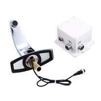 Infrared-Sensor Touchless Sink Faucet Bathroom Hands-Free Water Tap Public Sink Automatic Faucet Rustproof Durable 1