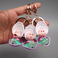3 vnt. rinkinys Disney Alisa Stebuklų šalyje Mažasis austriukas Kūdikio žaislas Raktų pakabukas Krepšio pakabukas Mielas animacinis raktų pakabukas Lėlė Dovana 3pcs