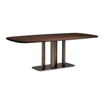 Valgomojo stalas iš riešutmedžio 110x220 cm Melvar – Kave Home