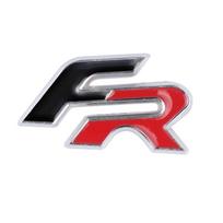 kyzh6 Automobilio priekinių grotelių emblemos lipdukas 3D metaliniai tiuningo aksesuarai SEAT FR Ibiza Mk1 Mk2 Mk3 5f 1p 6l 6j 6f Leon Cupra Racing Arona 1pc