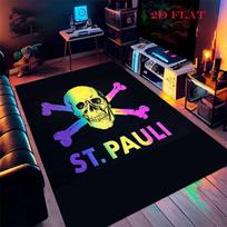 Šv. Pauli logotipo kilimas kilimėlis svetainei miegamajam namų sofos dekoravimui, vaikų žaidimams neslystantis grindų kilimėlis 40x60cm( 15x23in )