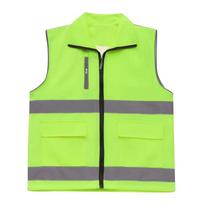 Reflective Vest Security Vest Unisex High Visibility Vest Security Workwear for Men Women Traffic Work Running L fluorescencinė žalia spalva