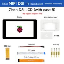 Raspberry Pi 7  Capacitive Touchscreen Display, 800x480, DSI, 5-Point Touch, 4th/5th Gen Compatible