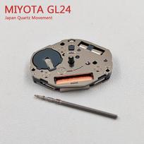 Japan Original Miyota GL24 Quartz Movement Mod Import Mechanism GL24 with Battery/Stem Parts
