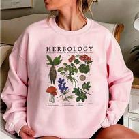 Herbology Plants Megztiniai Magic Wizard Witchcraft School Hoodie Augalai Botanical Herbology Crewneck Megztiniai Wizard Tops Unisex Hoodie L