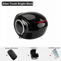 Motorcycle Tail Box Fashion E-bike Top Luggage Carrier Box Full Helmet Storage Box 32L universal plastic trunk juoda