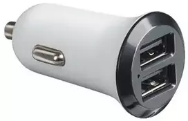 Įkrovimo lizdas automobiliui USB Legrand 050682 (baltas, 12V 2.1A)
