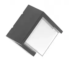 CANTI LED sieninis šviestuvas (pilkas, 12W, 1000lm, IP65, 4000K) GTV LD-CANTI12WKW-15