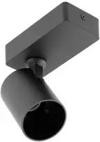 SANTO LED šviestuvas (apvalus, aliuminis, juodas, 20W, IP20) GTV OS-SAN20WOK1-00
