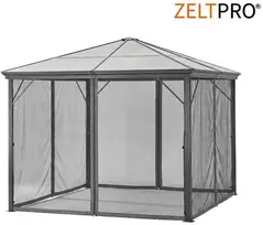 Zeltpro Tinklelis nuo uodų (4 sienos) skirtas Lauko Pavėsinei Zelptro Deluxe 300x300 Pilka
