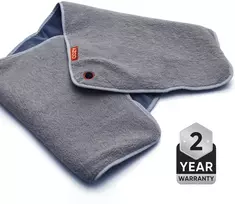 Bodi-Tek COZY Heated Throw, Pilkas
