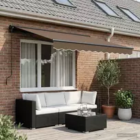 Rankinė sulankstoma markizė Taupe 3 x 2 m