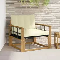 Lauko sofos komplektas Kietasis akacijos medis ir Textilene