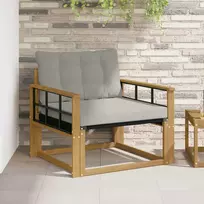 Lauko sofos komplektas Kietasis akacijos medis ir Textilene